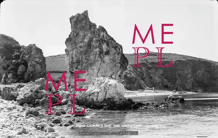: Cemaes Bay - The White Lady : Cemaes Bay - The White Lady