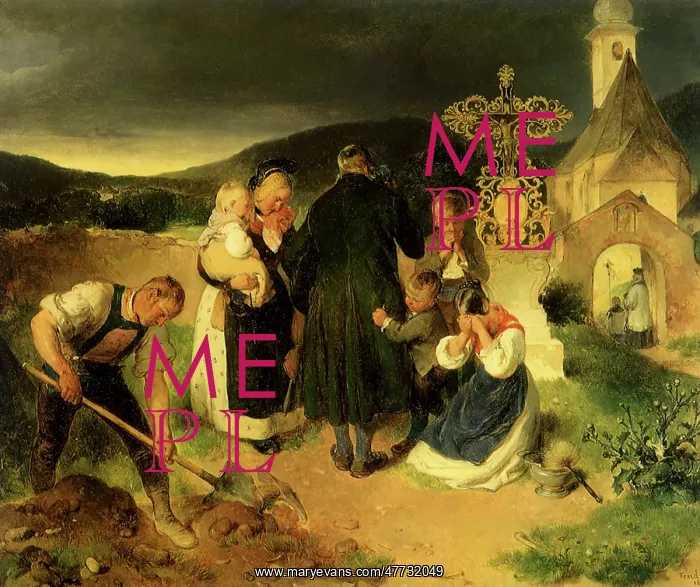  : At the Cemetery; Funeral of the Mother