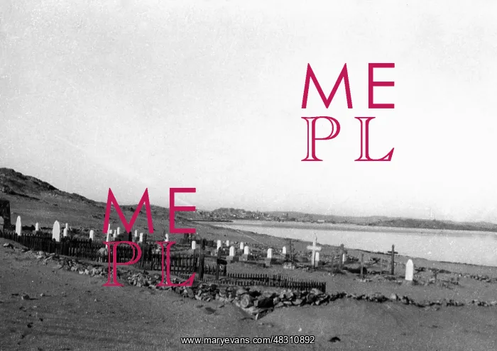 : Cemetery in Luederitz Bay, 1936 : Cemetery in Luederitz Bay, 1936