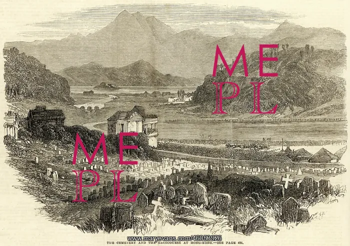 : The cemetery and racecourse at Hong Kong : The cemetery and racecourse at Hong Kong