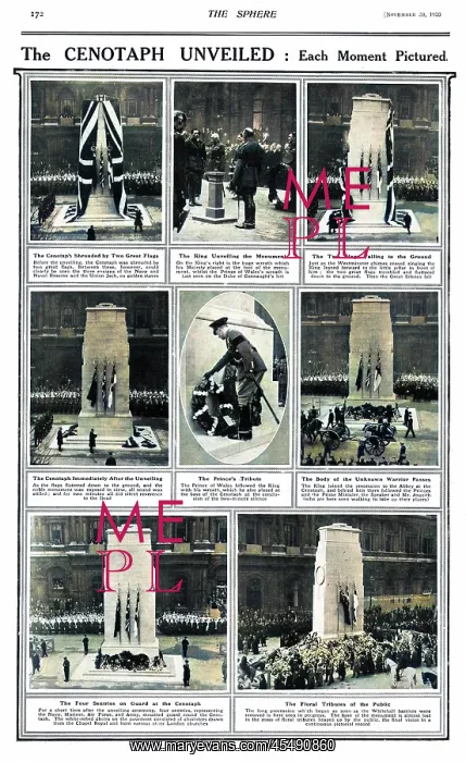 : The Cenotaph unveiled, 1920 : The Cenotaph unveiled, 1920