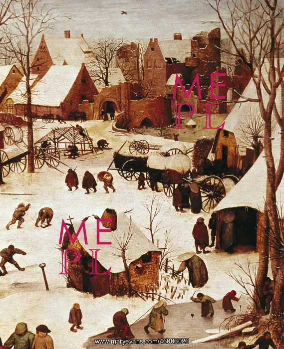 : The Census at Bethlehem, by Pieter Bruegel the Elder : The Census at Bethlehem, by Pieter Bruegel the Elder