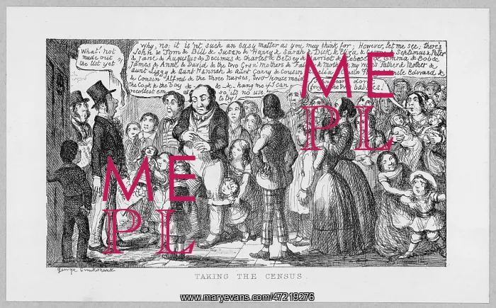 : Census - Cruikshank : Census - Cruikshank