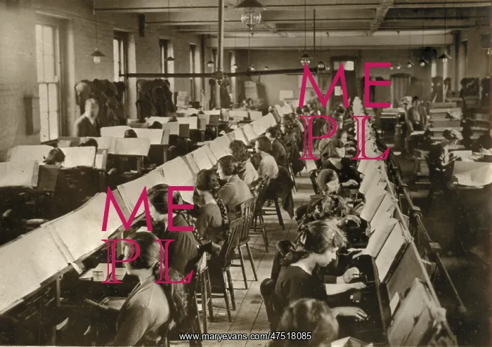 : Census tabulation in former Lambeth workhouse : Census tabulation in former Lambeth workhouse