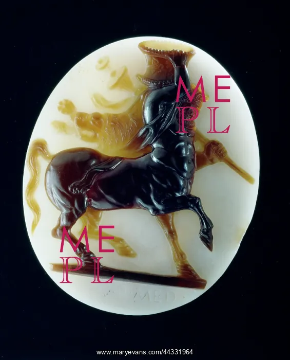 : Centaur (Inv. 25889), sardonyx cameo : Centaur (Inv. 25889), sardonyx cameo