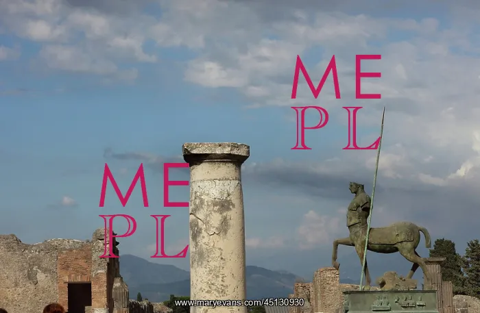 : Centaur statue by Mitoraj, Forum, Pompeii, Campania, Italy : Centaur statue by Mitoraj, Forum, Pompeii, Campania, Italy