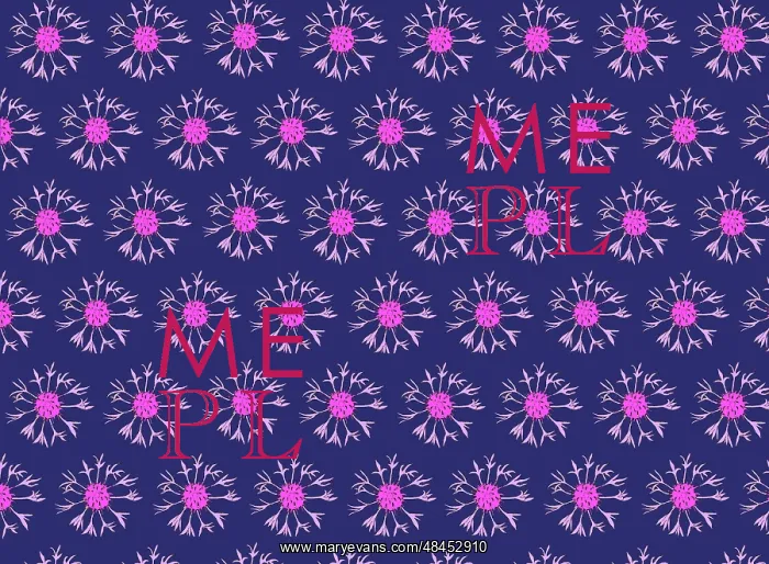 : Centaurea montana repeating pattern : Centaurea montana repeating pattern