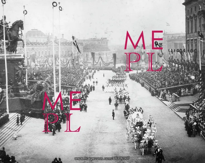 : Centenary in front of the Berlin Palace, 1897 : Centenary in front of the Berlin Palace, 1897