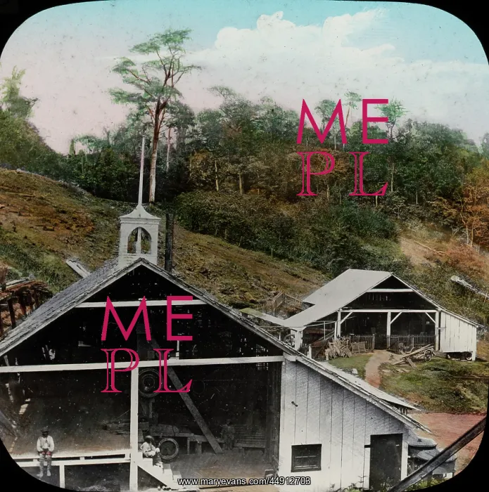 : Central America - Gold Mining - Lantern Slide series : Central America - Gold Mining - Lantern Slide series