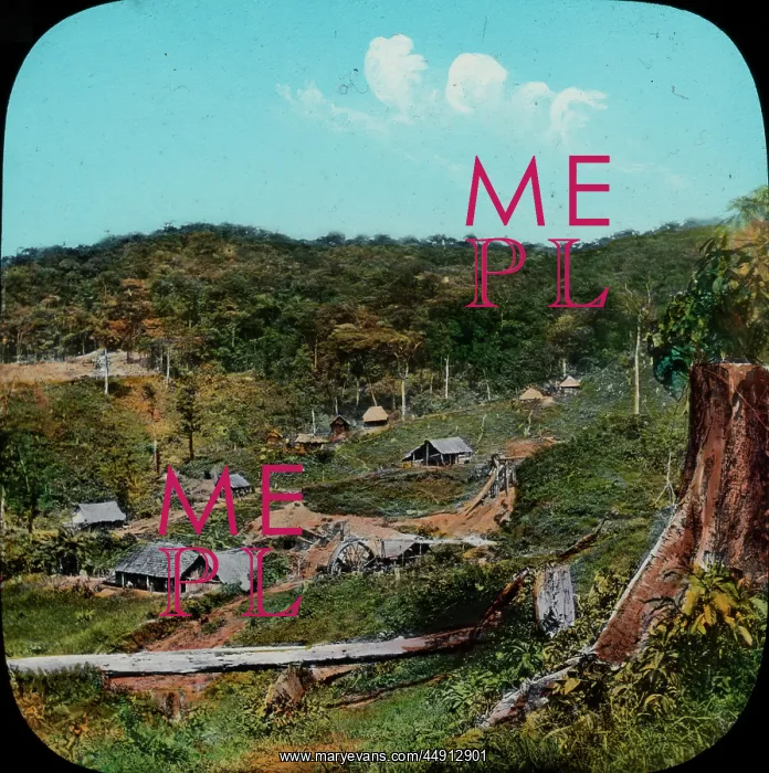 : Central America - Gold Mining - Lantern Slide series : Central America - Gold Mining - Lantern Slide series
