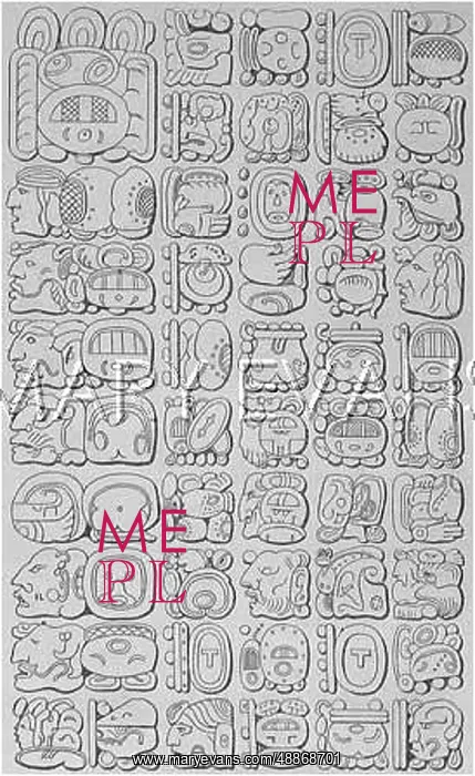  : Central American Hieroglyphics