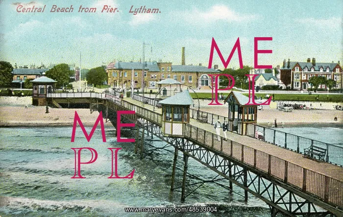  : Central Beach from Pier, Lytham, Lancashire