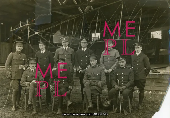 : Central Flying School, Upavon, January 1913. From left:? : Central Flying School, Upavon, January 1913. From left:?