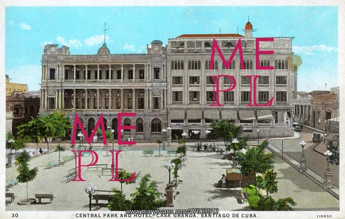  : Central Park and Casa Granda Hotel, Santiago de Cuba, Cuba