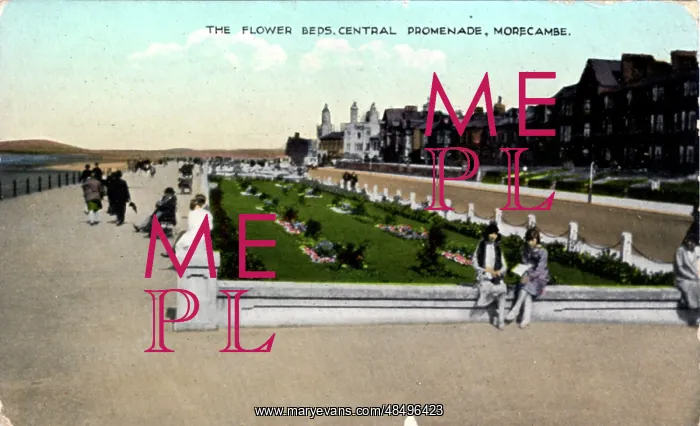 : Central Promenade, Morecambe, Lancashire : Central Promenade, Morecambe, Lancashire