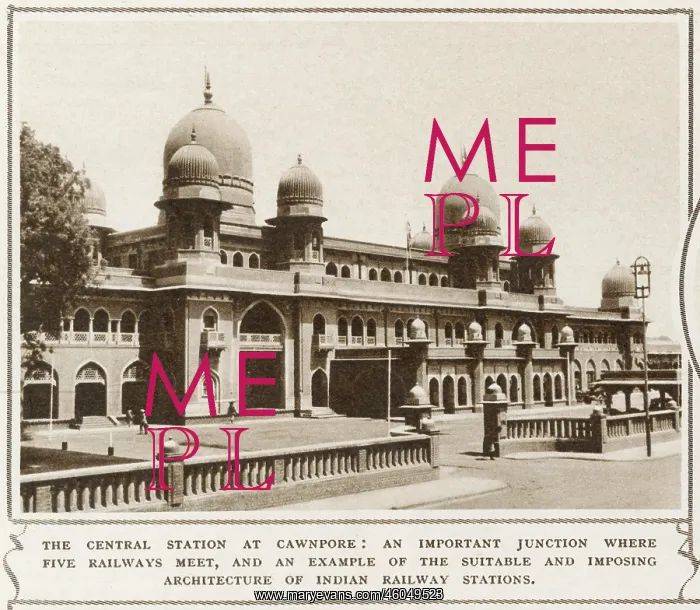  : Central station at Cawnpore, India