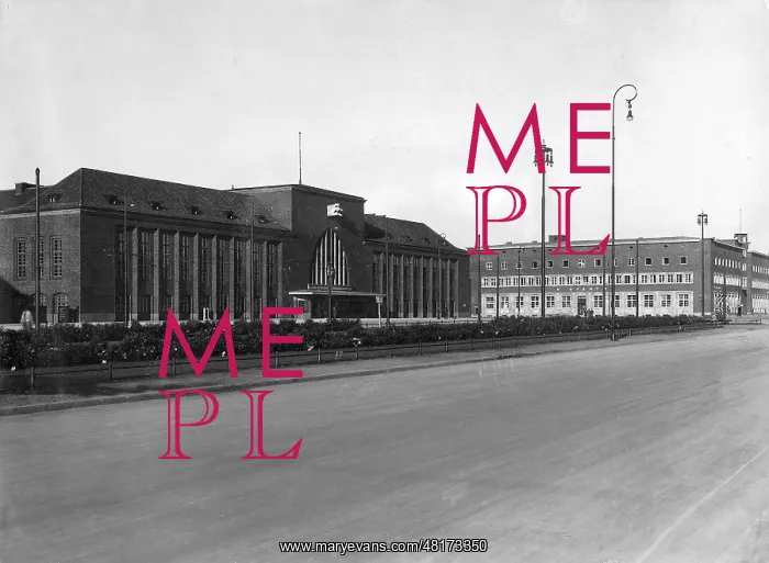 : Central Station in Konigsberg, 1929 : Central Station in Konigsberg, 1929