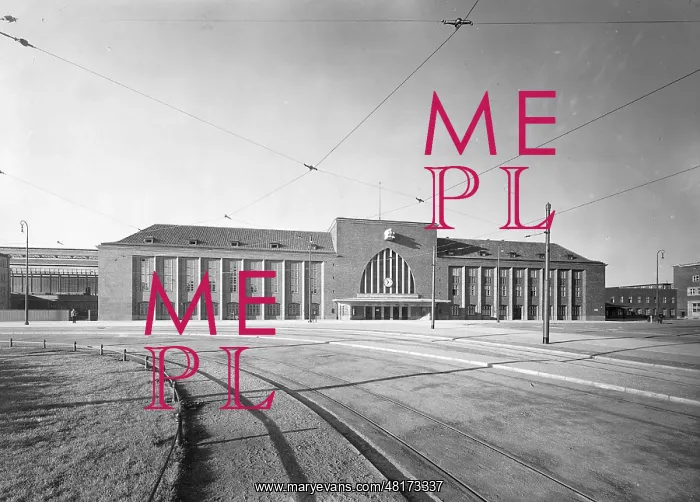: Central Station in Konigsberg, 1930 : Central Station in Konigsberg, 1930