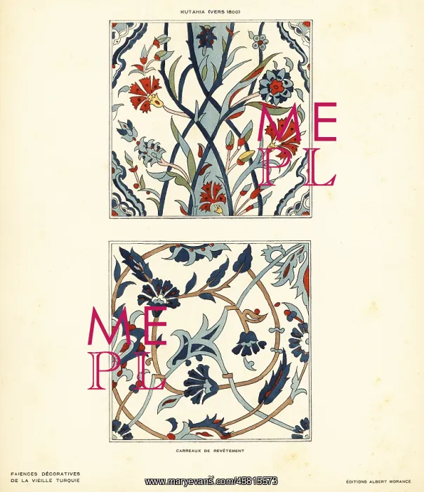 : Ceramic floor tiles decrated with flowers and : Ceramic floor tiles decrated with flowers and