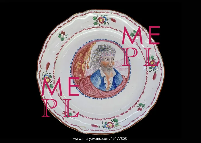 : Ceramic platter, Musee Joseph-Dechelette, Roanne, France : Ceramic platter, Musee Joseph-Dechelette, Roanne, France