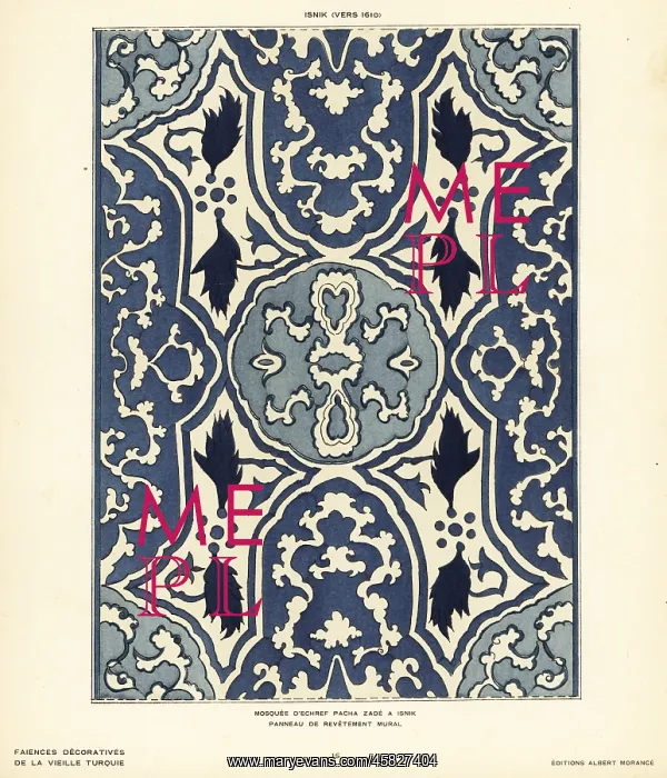 : Ceramic wall tiles decorated with foiliage made : Ceramic wall tiles decorated with foiliage made