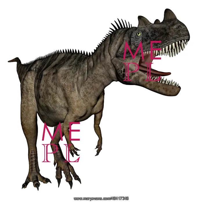 : Ceratosaurus dinosaur roaring : Ceratosaurus dinosaur roaring