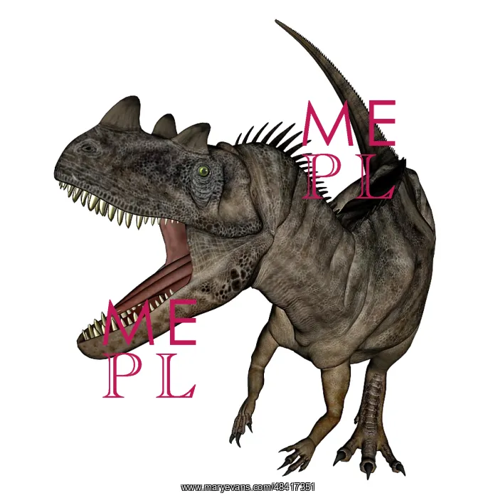 : Ceratosaurus dinosaur roaring : Ceratosaurus dinosaur roaring