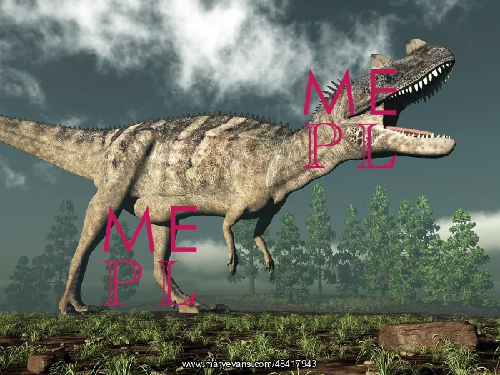 : Ceratosaurus dinosaur roaring : Ceratosaurus dinosaur roaring
