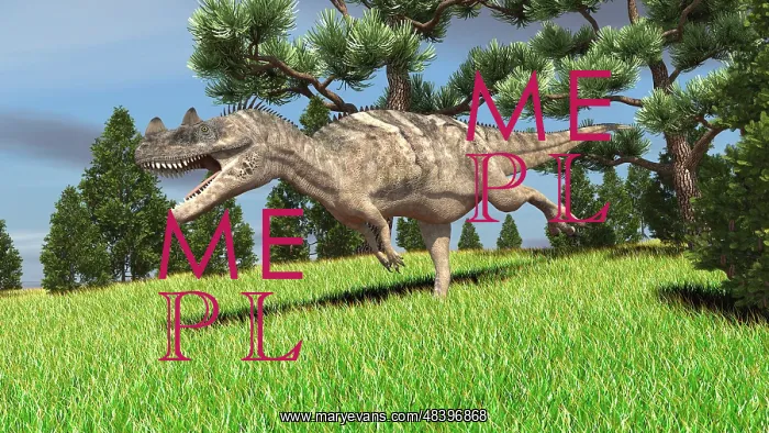 : Ceratosaurus hunting for its next meal : Ceratosaurus hunting for its next meal