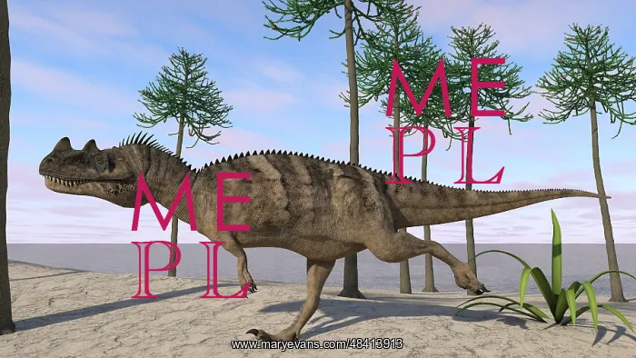 : Ceratosaurus hunting for its next meal : Ceratosaurus hunting for its next meal