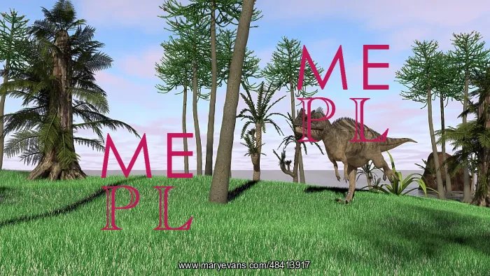: Ceratosaurus hunting for its next meal : Ceratosaurus hunting for its next meal