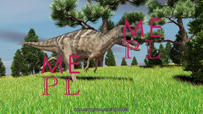 : Ceratosaurus hunting for its next meal : Ceratosaurus hunting for its next meal