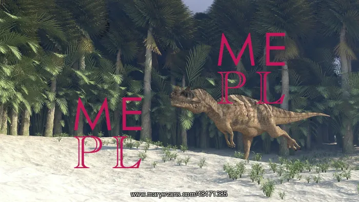 : Ceratosaurus hunting in a prehistoric environment : Ceratosaurus hunting in a prehistoric environment