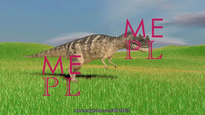 : Ceratosaurus hunting in prehistoric grasslands : Ceratosaurus hunting in prehistoric grasslands