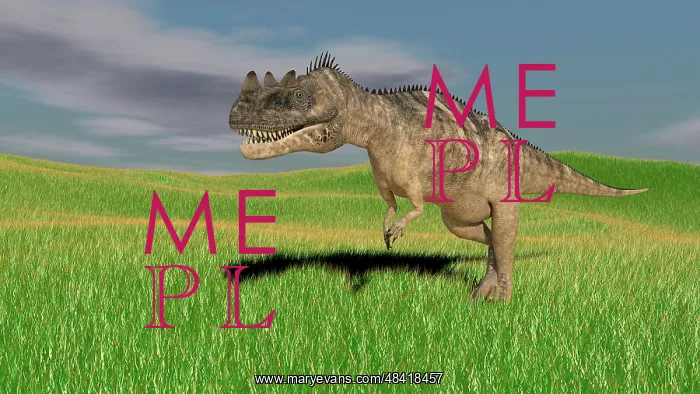 : Ceratosaurus hunting in prehistoric grasslands : Ceratosaurus hunting in prehistoric grasslands