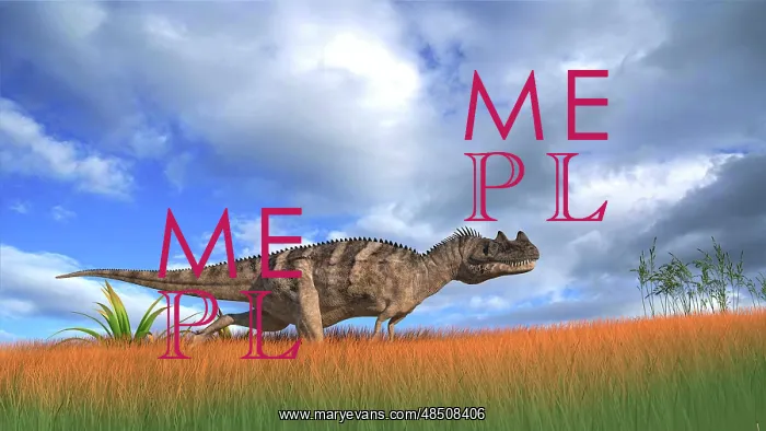 : Ceratosaurus hunting in prehistoric grasslands : Ceratosaurus hunting in prehistoric grasslands