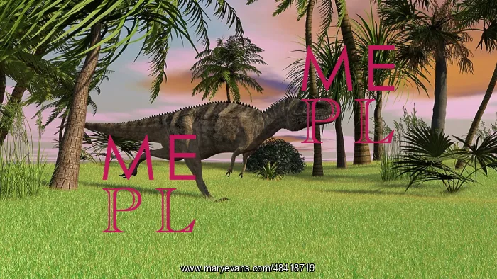 : Ceratosaurus running across a field : Ceratosaurus running across a field