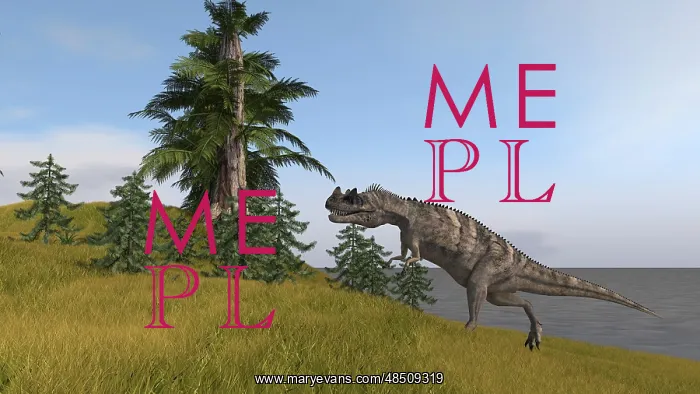 : Ceratosaurus running up a hill : Ceratosaurus running up a hill