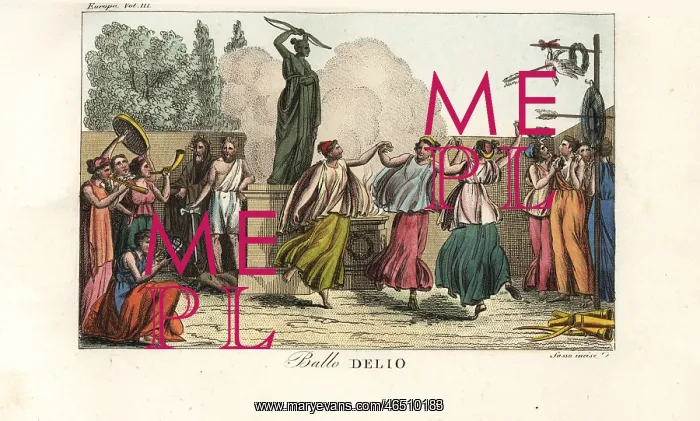 : Ceremonial dance for Artemis or Diana the : Ceremonial dance for Artemis or Diana the