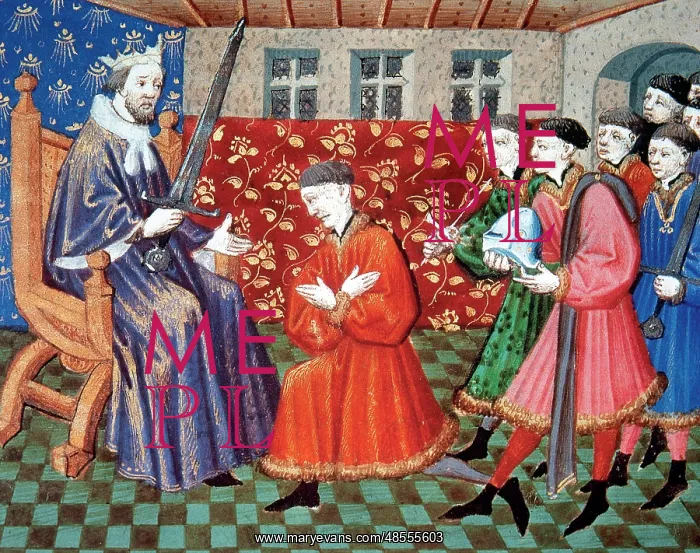 : Ceremony of investiture of a Knight : Ceremony of investiture of a Knight