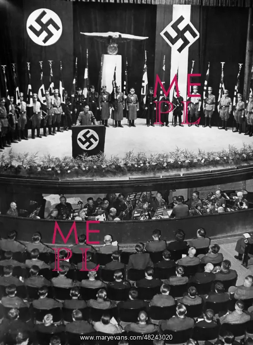 : Ceremony of obligation in Berlin, 1943 : Ceremony of obligation in Berlin, 1943