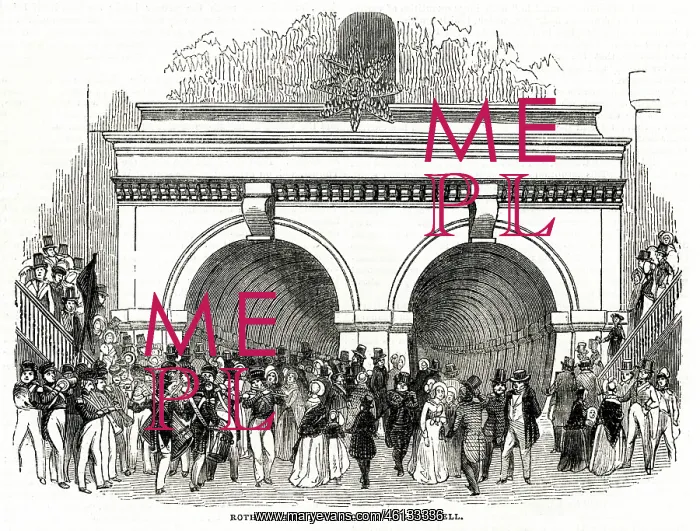 : Ceremony of opening of the Thames Tunnel 1843 : Ceremony of opening of the Thames Tunnel 1843