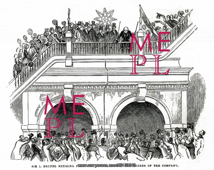 : Ceremony of opening of the Thames Tunnel 1843 : Ceremony of opening of the Thames Tunnel 1843