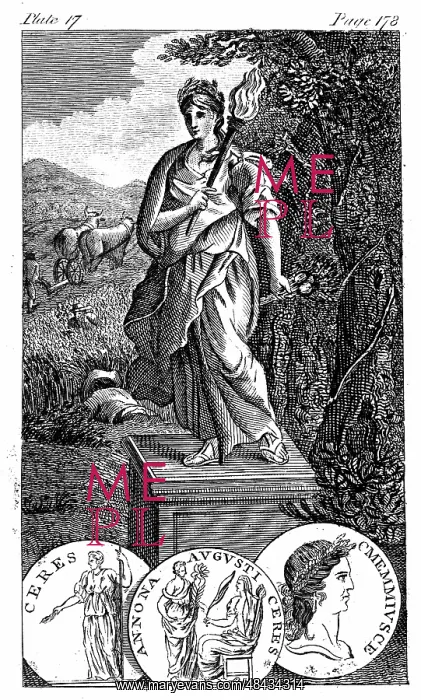 : Ceres - Roman goddess of agriculture and corn : Ceres - Roman goddess of agriculture and corn