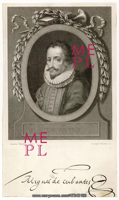  : CERVANTES. MIGUEL DE CERVANTES (1547 - 1616), Spanish novelist