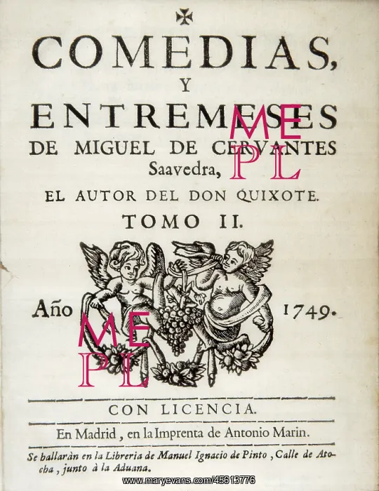 : CERVANTES SAAVEDRA, MIGUEL DE : CERVANTES SAAVEDRA, MIGUEL DE