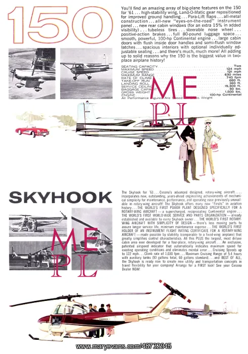 : Cessna 150 - Cessna Skyhook : Cessna 150 - Cessna Skyhook