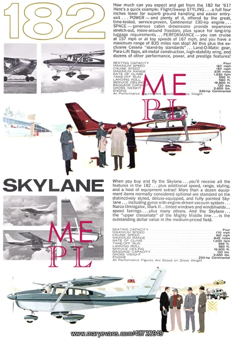 : Cessna 182 - Cessna Skylane : Cessna 182 - Cessna Skylane