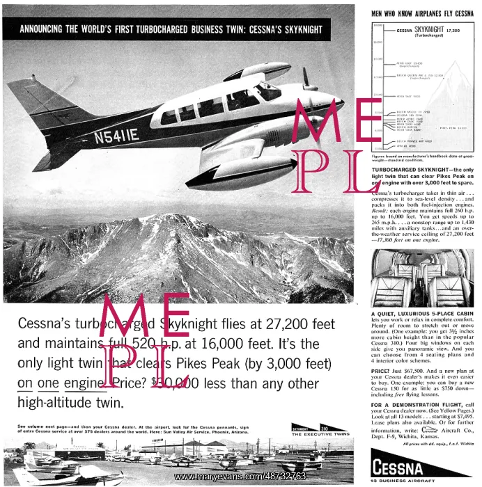 : Cessna Turbo Skynight N5411E : Cessna Turbo Skynight N5411E