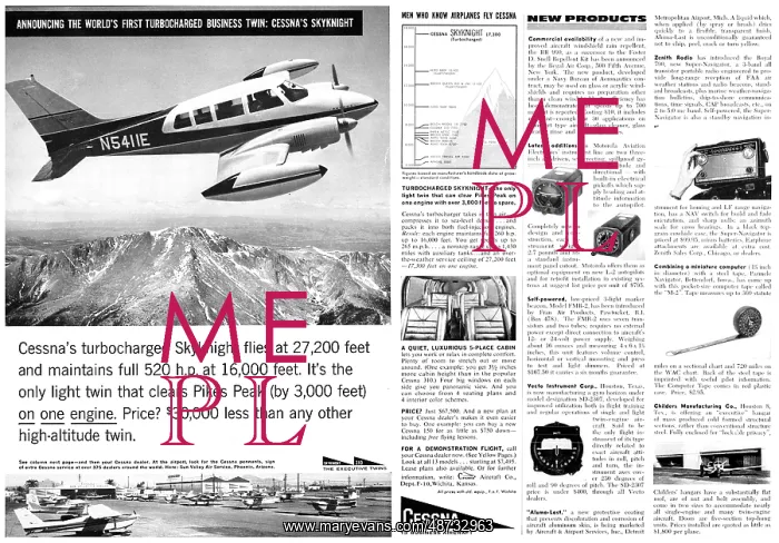 : Cessna Turbocharged Skynight : Cessna Turbocharged Skynight